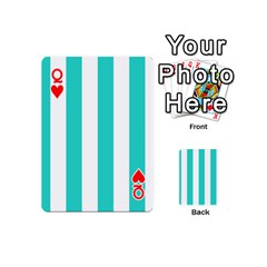 Queen Vertical Stripes Front - HeartQ