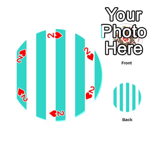 Vertical Stripes Front - Heart2