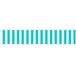 Vertical Stripes - White and Cyan Flano Scarf (Large)