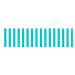 Vertical Stripes - White and Cyan Satin Scarf (Oblong)