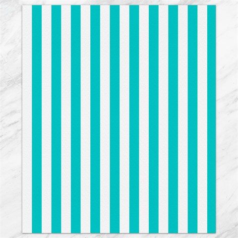 Vertical Stripes 8.15 x9.66  Canvas - 1
