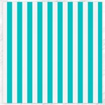 Vertical Stripes - White and Cyan Canvas 20  x 20 