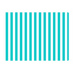 Vertical Stripes 35 x27  Blanket Back