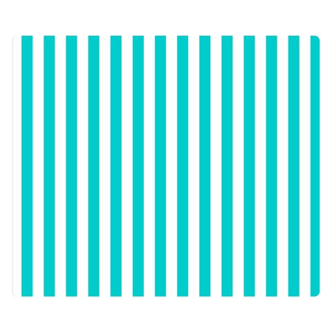 Vertical Stripes 50 x40  Blanket Back