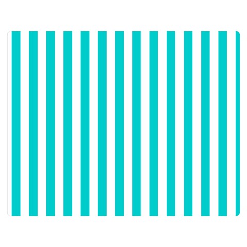 Vertical Stripes 60 x50  Blanket Front