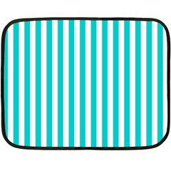 Vertical Stripes 35 x27  Blanket Back