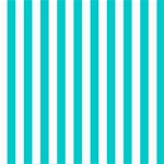 Vertical Stripes - White and Cyan ScrapBook Page 8  x 8 