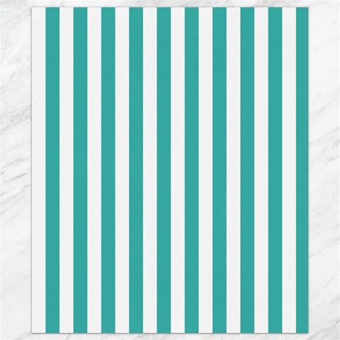 Vertical Stripes 8.15 x9.66  Canvas - 1