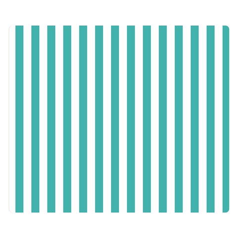 Vertical Stripes 50 x40  Blanket Back