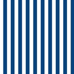 Vertical Stripes - White and Dark Cerulean ScrapBook Page 12  x 12 
