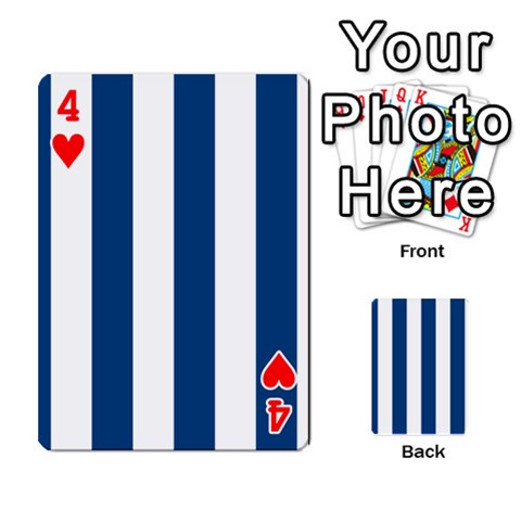 Vertical Stripes Front - Heart4