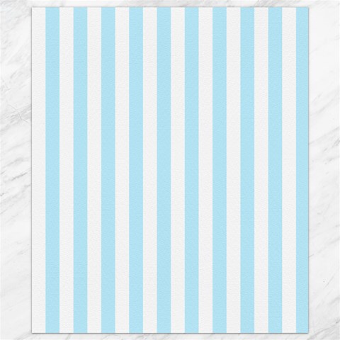 Vertical Stripes 8.15 x9.66  Canvas - 1