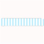 Vertical Stripes - White and Light Blue Small Bar Mat