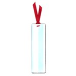 Vertical Stripes - White and Light Blue Small Book Mark