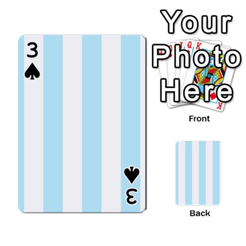Vertical Stripes Front - Spade3