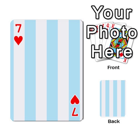 Vertical Stripes Front - Heart7