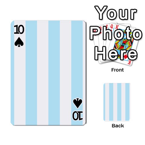 Vertical Stripes Front - Spade10