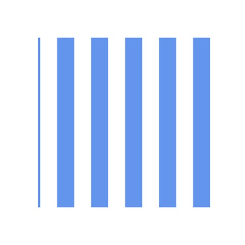Vertical Stripes Back Cover