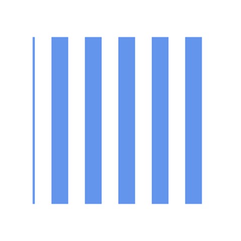 Vertical Stripes Back Inside