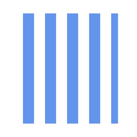 Vertical Stripes Back Inside