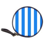 Vertical Stripes - White and Dodger Blue Classic 20-CD Wallet