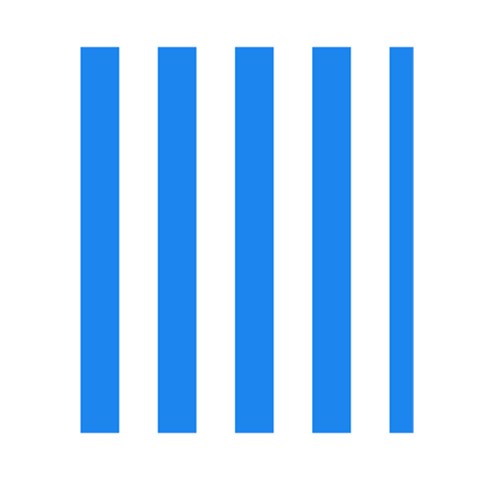 Vertical Stripes Back Inside