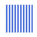 Vertical Stripes - White and Royal Blue Small Satin Scarf  (Square)