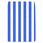 Vertical Stripes - White and Royal Blue Removable Flap Cover (S)