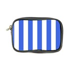 Vertical Stripes - White and Royal Blue Coin Purse