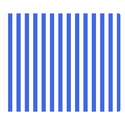 Vertical Stripes 50 x40  Blanket Front