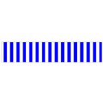 Vertical Stripes - White and Blue Flano Scarf (Small)