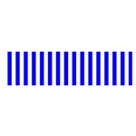 Vertical Stripes - White and Blue Satin Scarf (Oblong)