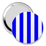 Vertical Stripes - White and Blue 3  Handbag Mirror