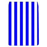 Vertical Stripes - White and Blue Removable Flap Cover (S)