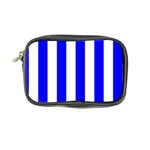 Vertical Stripes - White and Blue Coin Purse