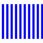 Vertical Stripes - White and Blue Collage 8  x 10 