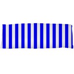 Vertical Stripes - White and Blue Body Pillow Case Dakimakura (Two Sides)