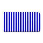 Vertical Stripes - White and Blue Medium Bar Mat
