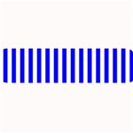 Vertical Stripes - White and Blue Medium Bar Mat