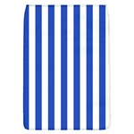 Vertical Stripes - White and Cerulean Blue Removable Flap Cover (L)