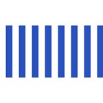 Vertical Stripes - White and Cerulean Blue YOU ARE INVITED 3D Greeting Card (8x4)