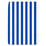 Vertical Stripes - White and Cobalt Blue Removable Flap Cover (L)