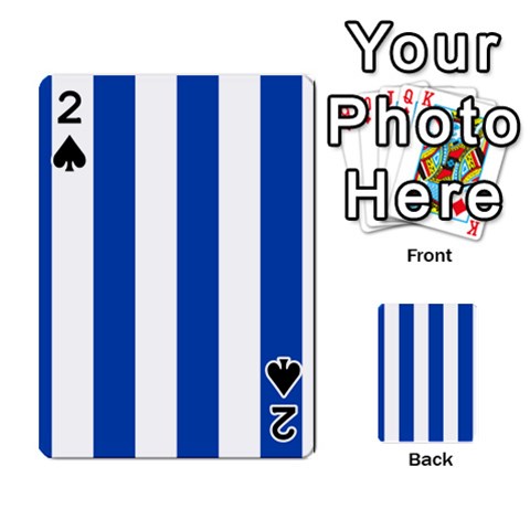 Vertical Stripes Front - Spade2