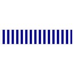 Vertical Stripes - White and Dark Blue Flano Scarf (Small)