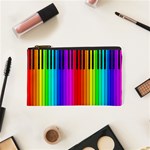 Rainbow Piano Keyboard Cosmetic Bag (XS)