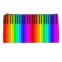 Rainbow Piano Keyboard  Pencil Case from ArtsNow.com Front
