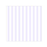 Vertical Stripes - White and Pastel Violet Small Satin Scarf  (Square)