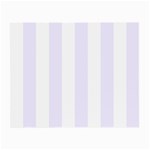 Vertical Stripes - White and Pastel Violet Small Glasses Cloth