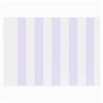 Vertical Stripes - White and Pastel Violet Large Glasses Cloth