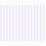 Vertical Stripes - White and Pastel Violet Collage 11  x 14 